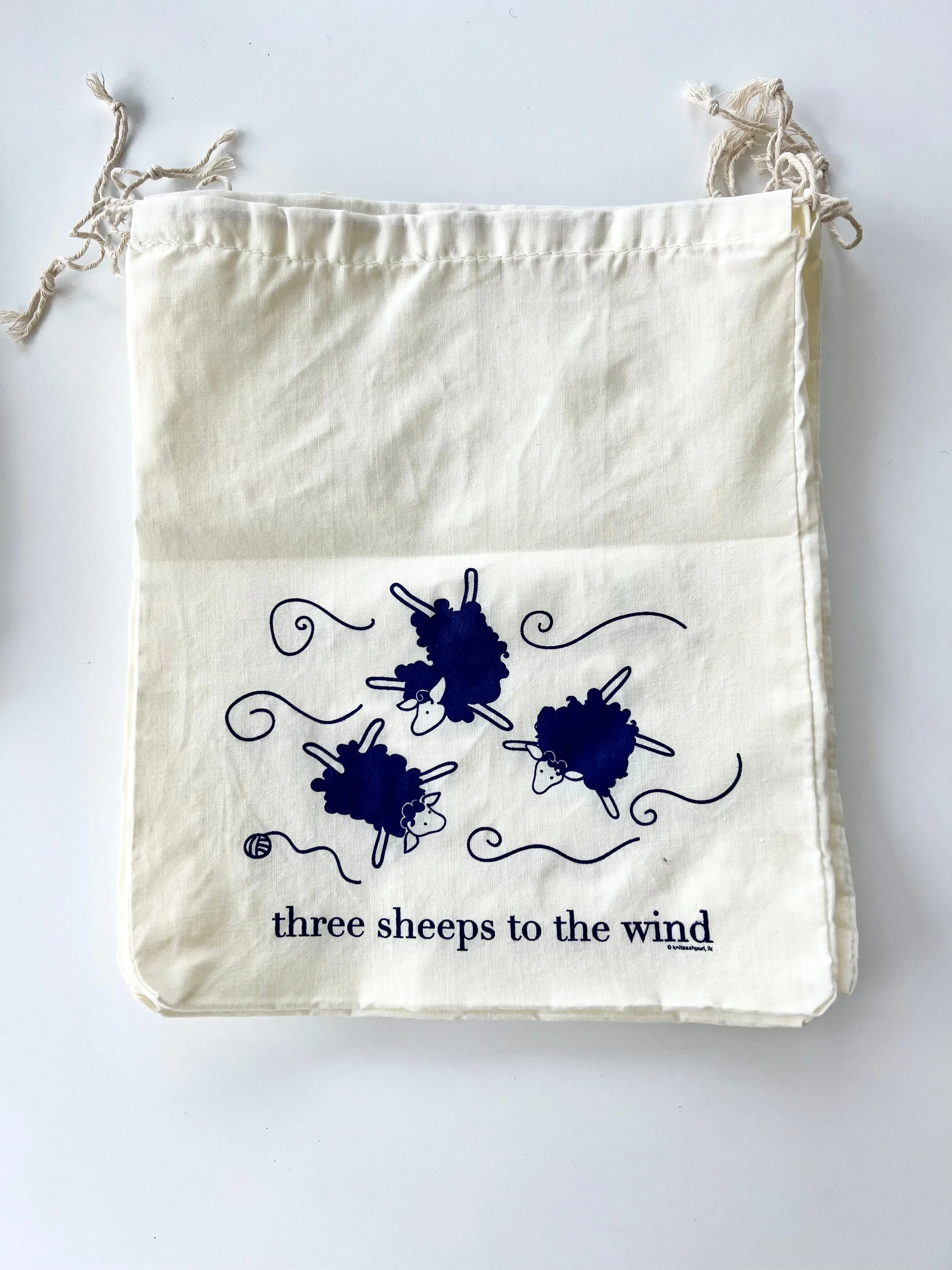 knitbaahpurl Drawstring  Project Bags