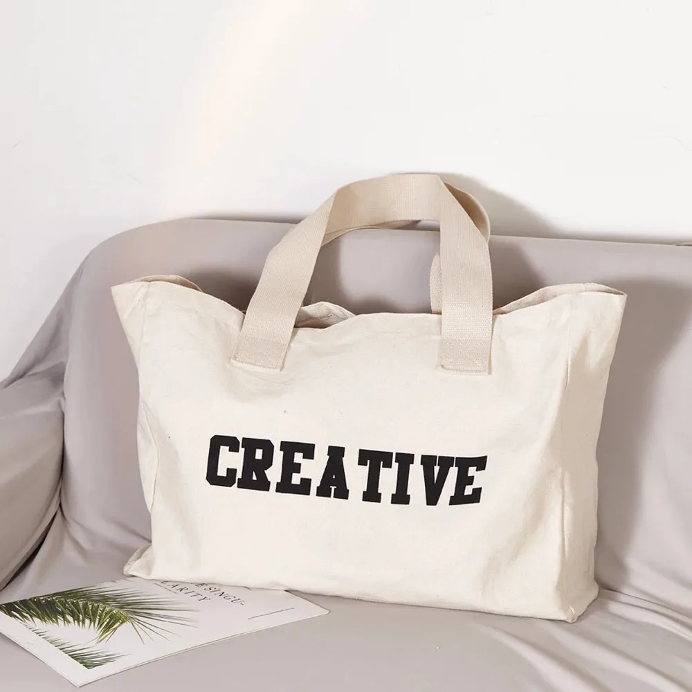Large Capacity Canvas Tote