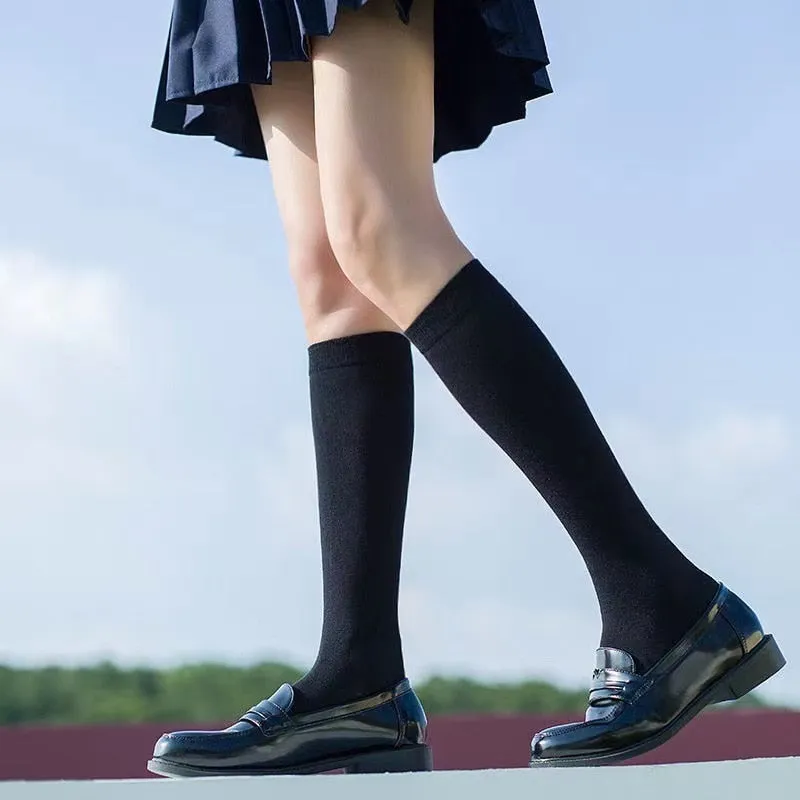 Lolita Sexy Women Stockings Cute Black White Long Socks Over Knee Thigh High Socks Women Compression Socks