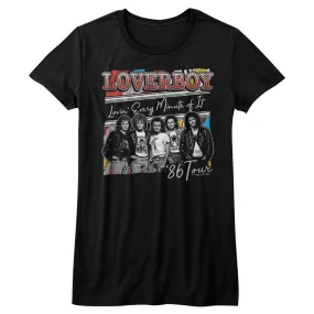 Loverboy Lovin Every Min Tour Women's T-Shirt