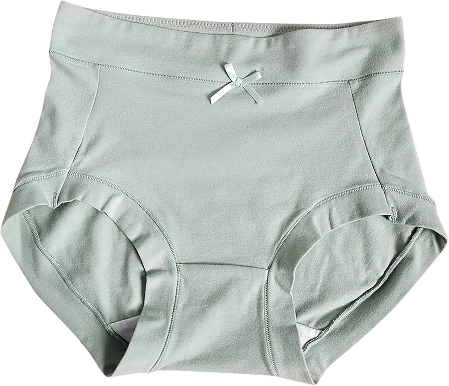 Lpmadey Women's Underwear High Waist Cotton Underwear Soft Underwear Super Stretchy Briefs Full Coverage Ladies Panties