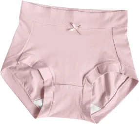Lpmadey Women's Underwear High Waist Cotton Underwear Soft Underwear Super Stretchy Briefs Full Coverage Ladies Panties