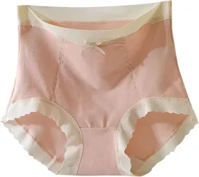 Lpmadey Womens Underwear High Waist Cotton Underwear Soft Underwear Super Stretchy Briefs Full Coverage Seamless Panties