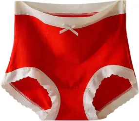 Lpmadey Womens Underwear High Waist Cotton Underwear Soft Underwear Super Stretchy Briefs Full Coverage Seamless Panties
