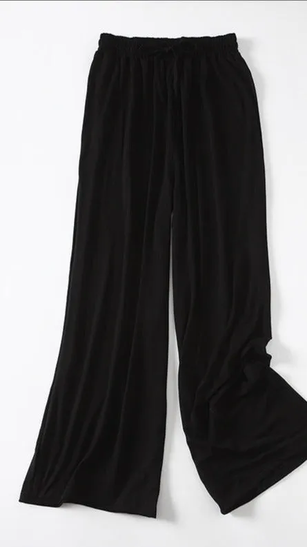 Luexco Women's Wide Leg Casual Essentials Lounge Pants