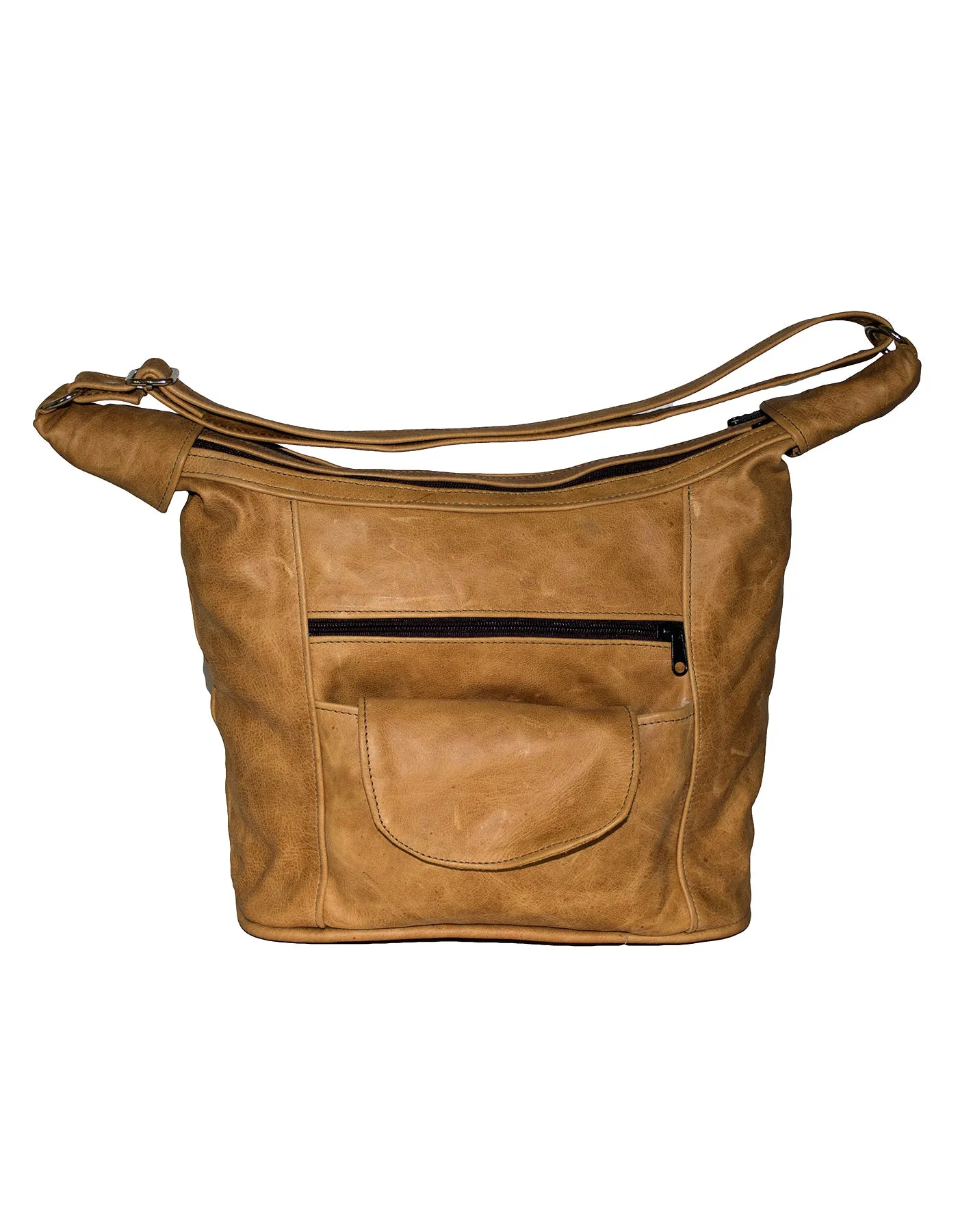 Luvsa LS-AR301 Full Grain Genuine Leather Tote Hand & Shoulder Bag