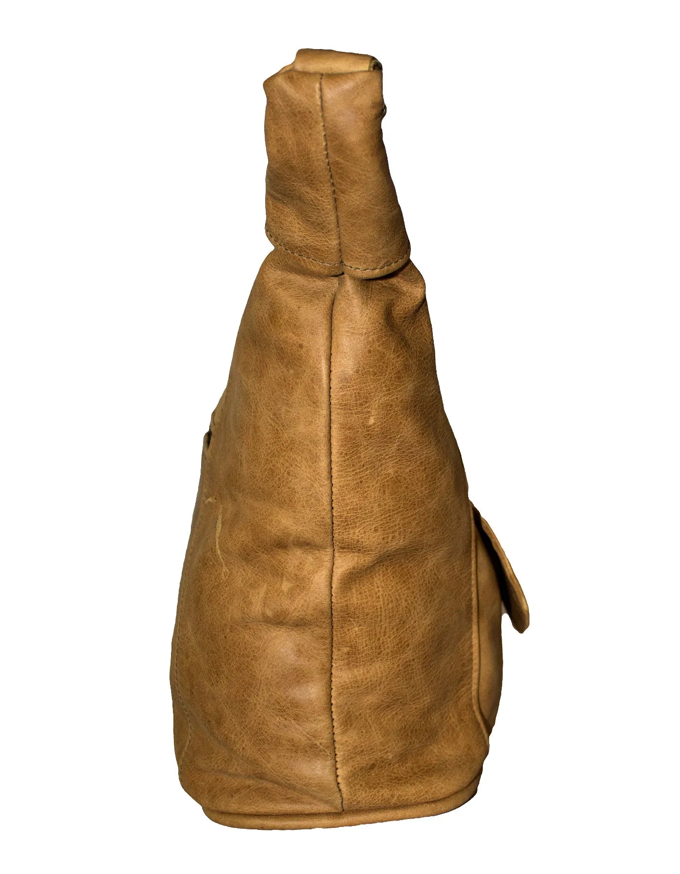 Luvsa LS-AR301 Full Grain Genuine Leather Tote Hand & Shoulder Bag
