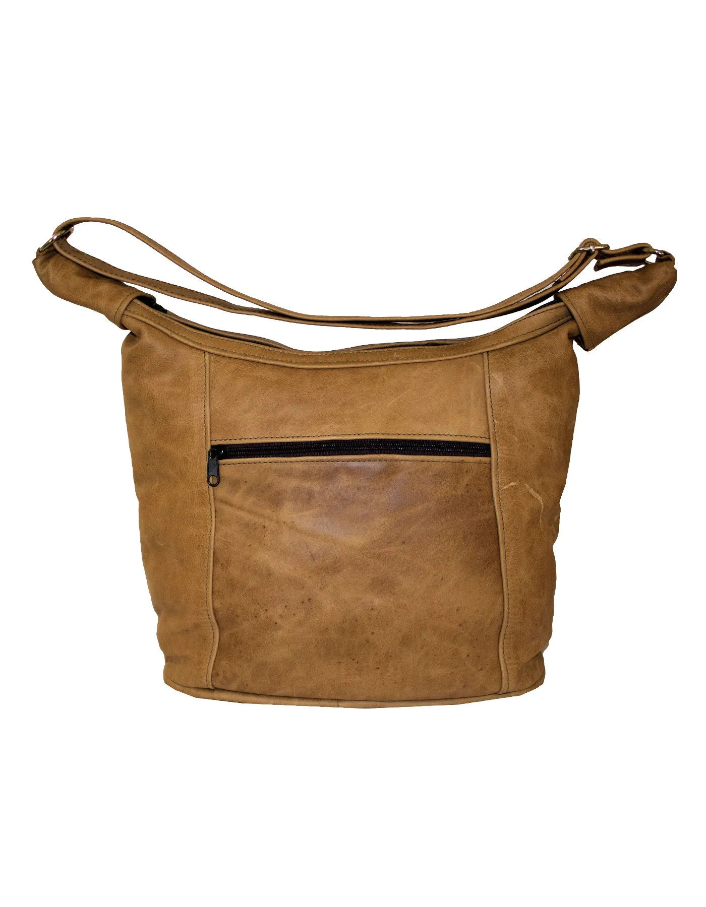 Luvsa LS-AR301 Full Grain Genuine Leather Tote Hand & Shoulder Bag