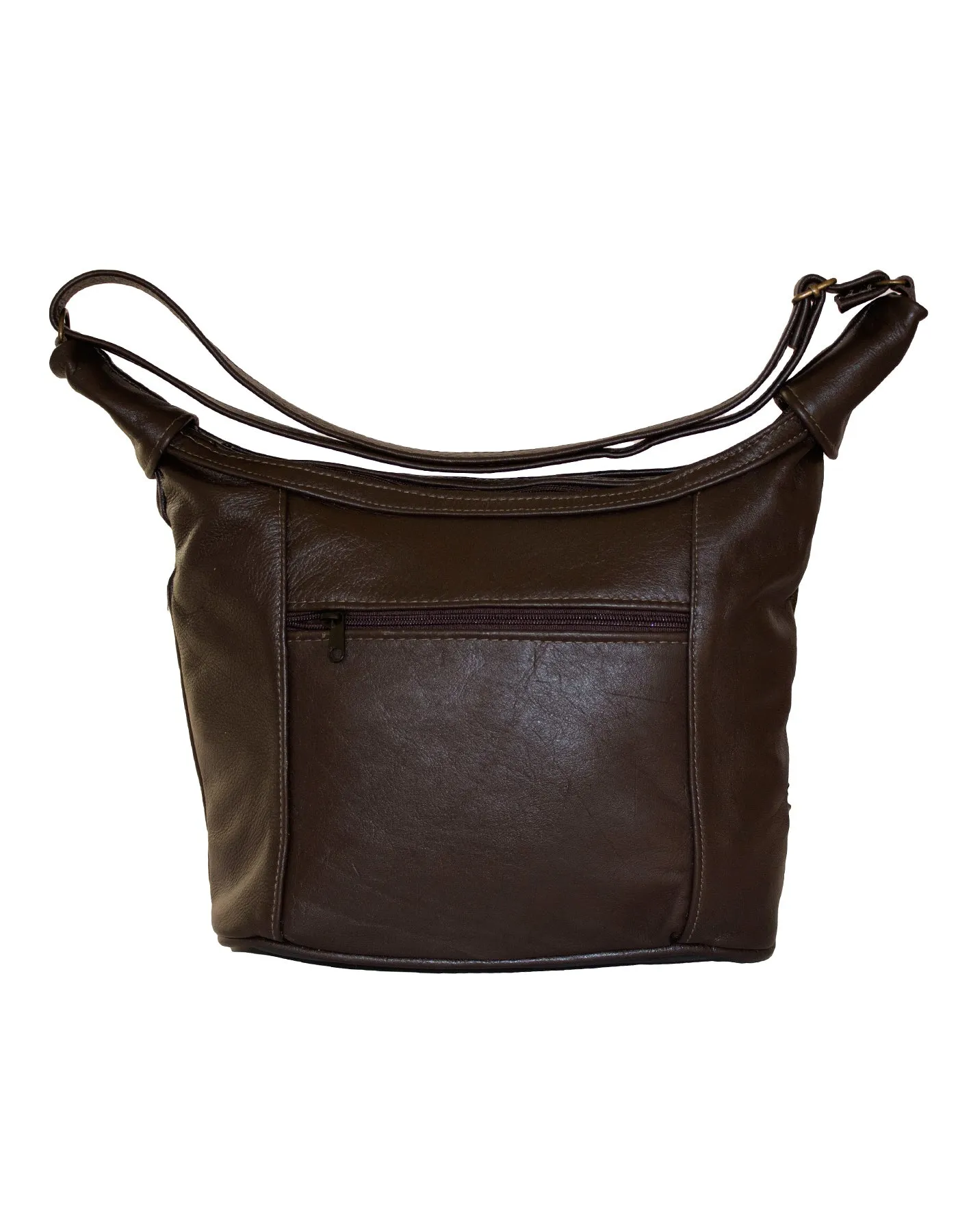 Luvsa LS-AR301 Full Grain Genuine Leather Tote Hand & Shoulder Bag