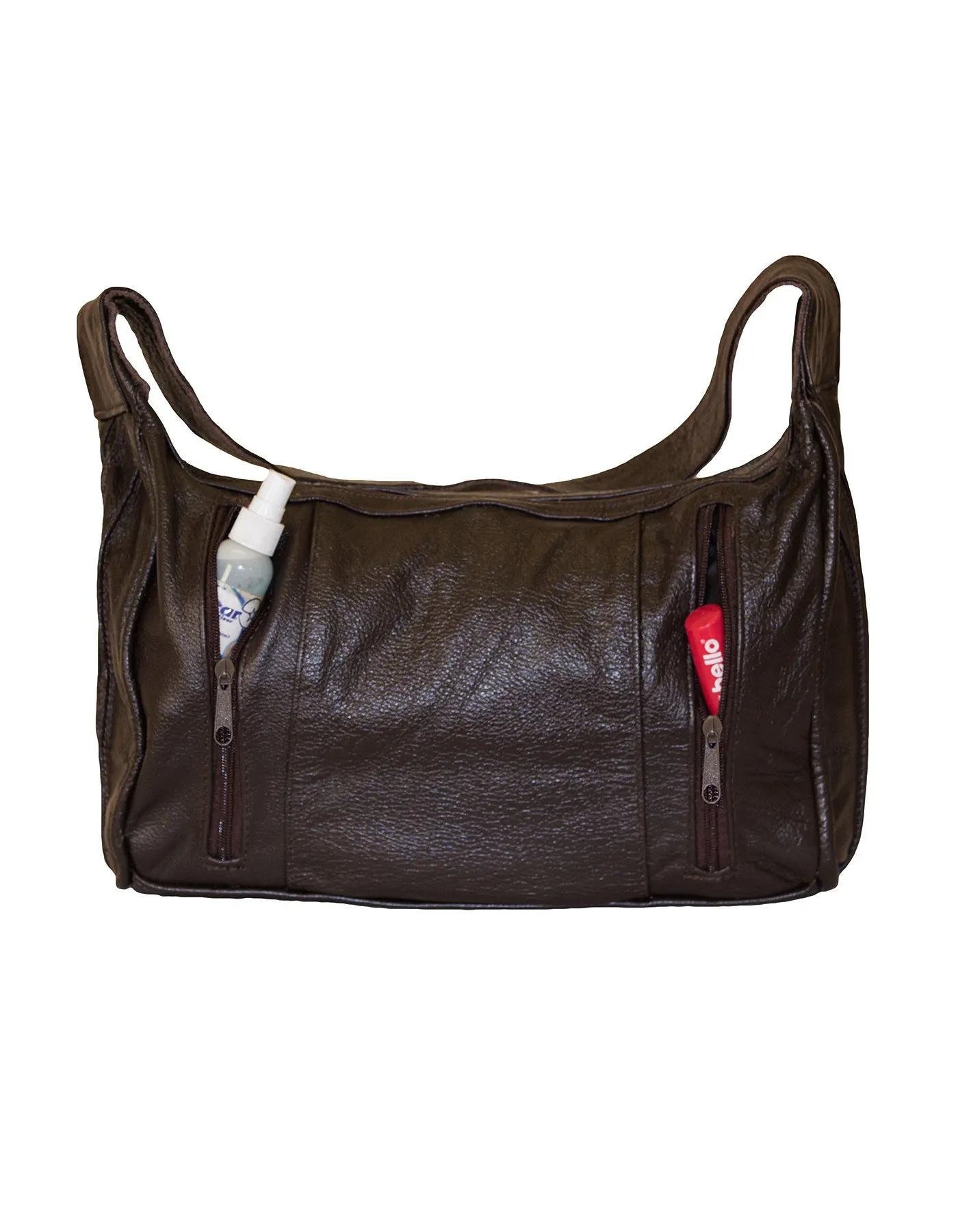 Luvsa LS-TJ109 Genuine Leather Ladies Bowling Hand & Shoulder Bag
