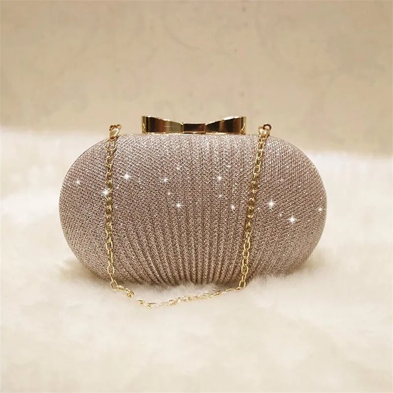 Luxury Clutch Bag Evening Bag Women Bags Wedding Bolsa Female Handbags Lady Chain Metal Shoulder Bag Clutches Bag