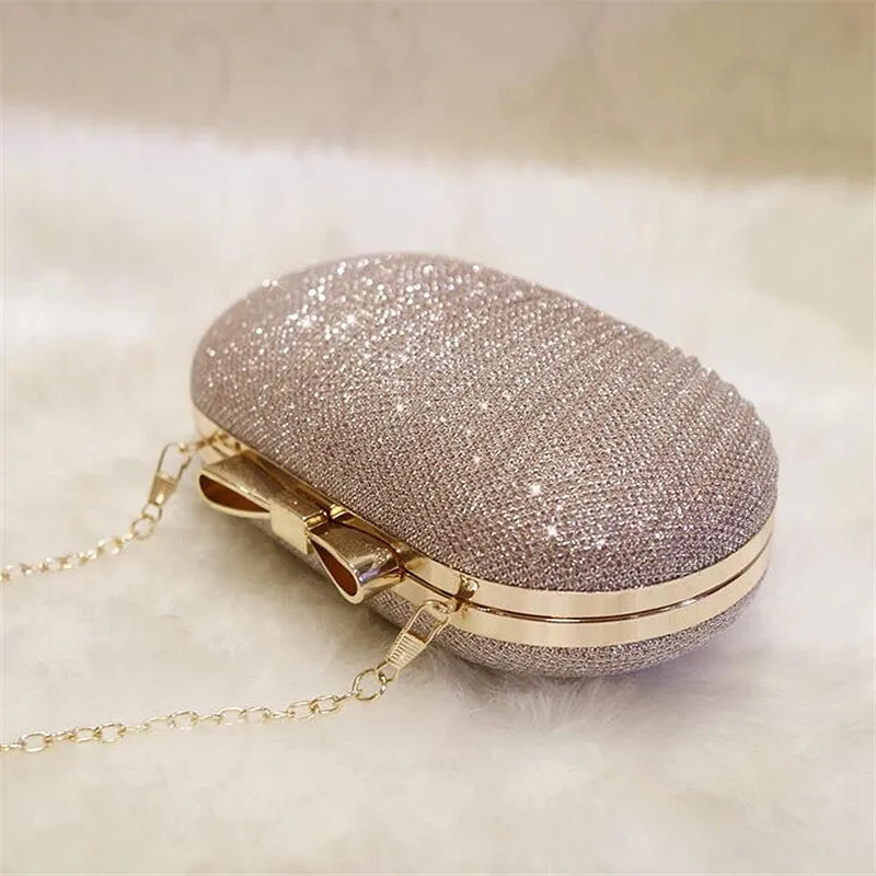 Luxury Clutch Bag Evening Bag Women Bags Wedding Bolsa Female Handbags Lady Chain Metal Shoulder Bag Clutches Bag