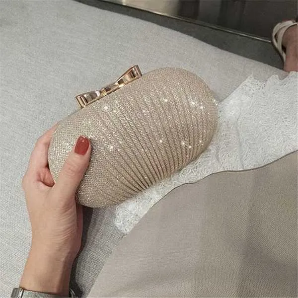 Luxury Clutch Bag Evening Bag Women Bags Wedding Bolsa Female Handbags Lady Chain Metal Shoulder Bag Clutches Bag