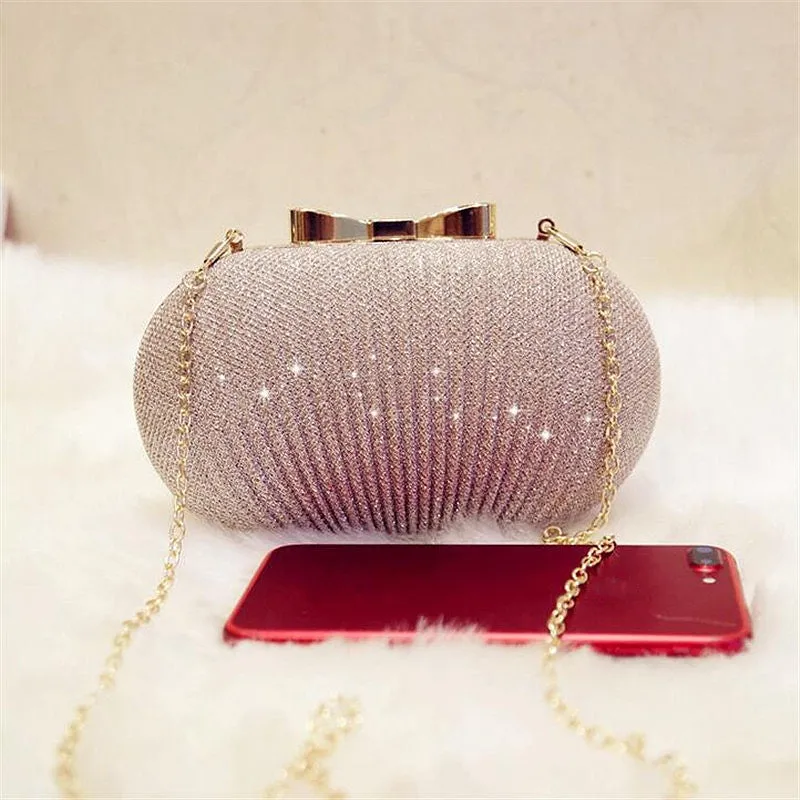 Luxury Clutch Bag Evening Bag Women Bags Wedding Bolsa Female Handbags Lady Chain Metal Shoulder Bag Clutches Bag