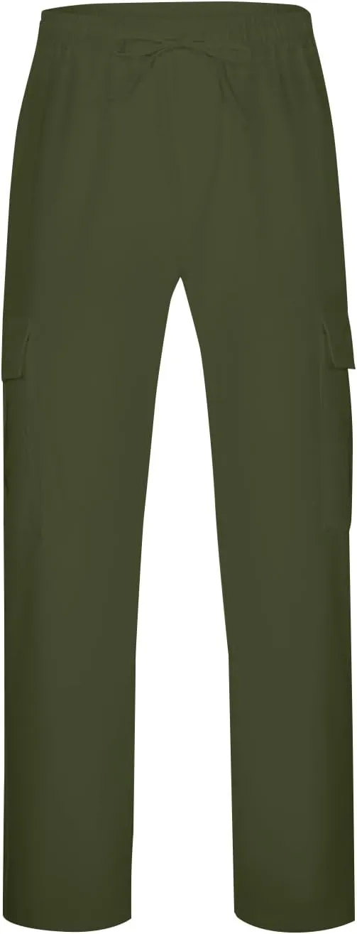 Mens Casual Pants Cargo Pants Men Wide Leg Baggy Going Out Athletic Outdoor Lightweight Casual Fishing