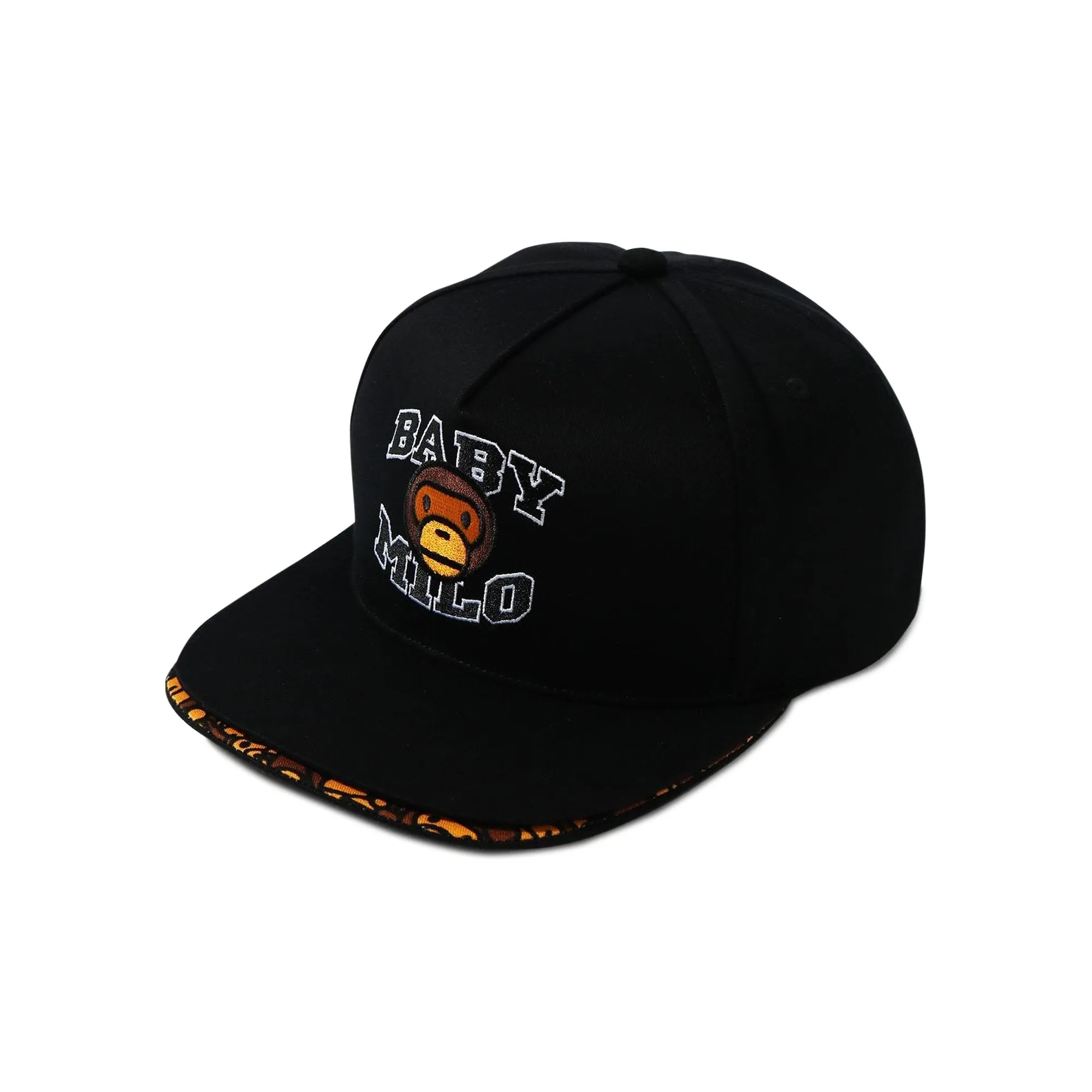 Milo Snap Back Cap with Double Visor BAPE, black