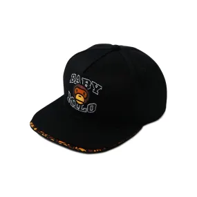Milo Snap Back Cap with Double Visor BAPE, black