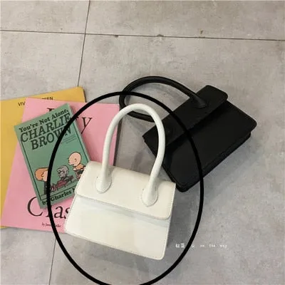 Mini Small Square Leather Women's Handbag