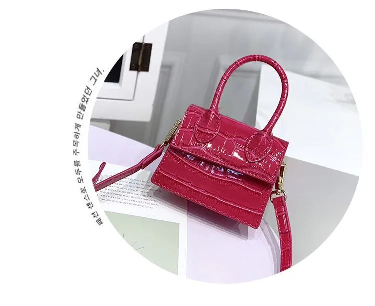 Mini Small Square Leather Women's Handbag