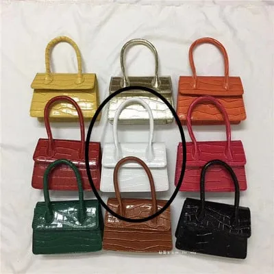 Mini Small Square Leather Women's Handbag