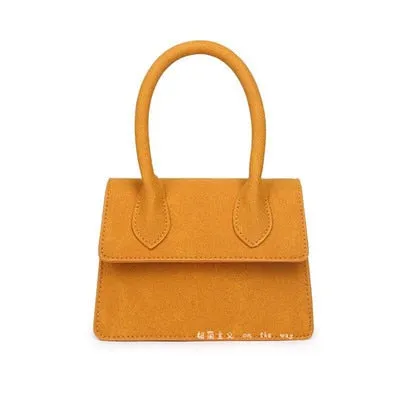 Mini Small Square Leather Women's Handbag