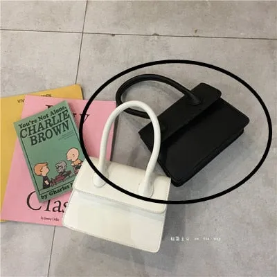 Mini Small Square Leather Women's Handbag