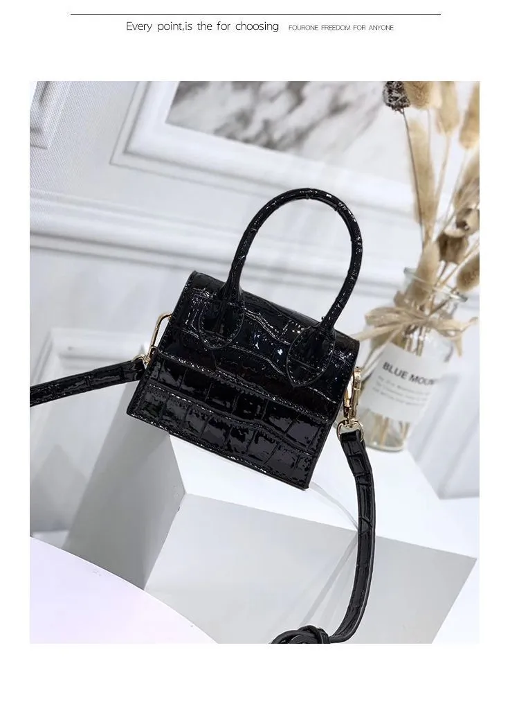 Mini Small Square Leather Women's Handbag