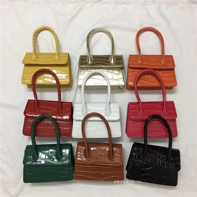 Mini Small Square Leather Women's Handbag