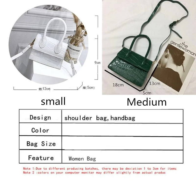 Mini Small Square Leather Women's Handbag