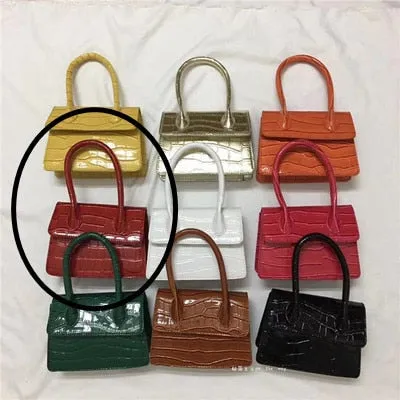 Mini Small Square Leather Women's Handbag