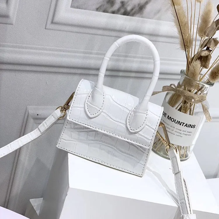 Mini Small Square Leather Women's Handbag