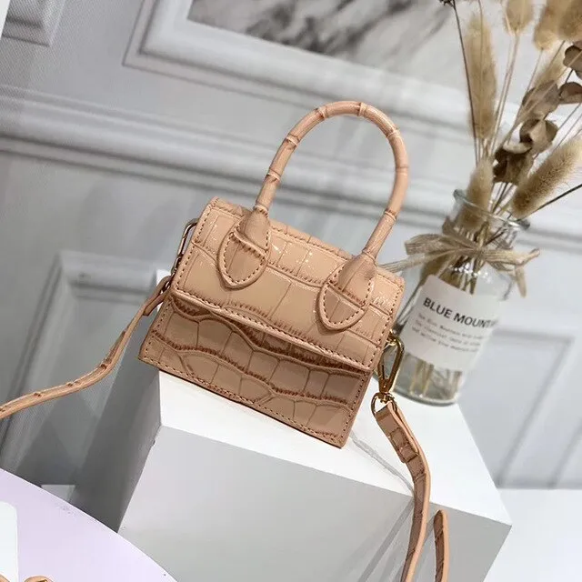 Mini Small Square Leather Women's Handbag