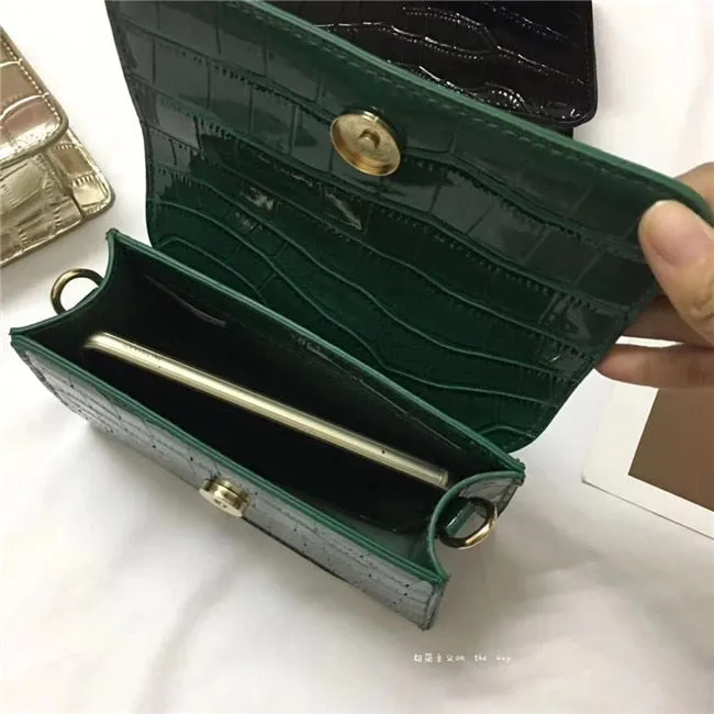 Mini Small Square Leather Women's Handbag