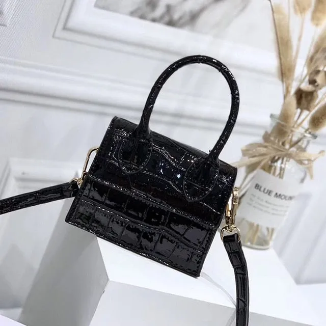 Mini Small Square Leather Women's Handbag