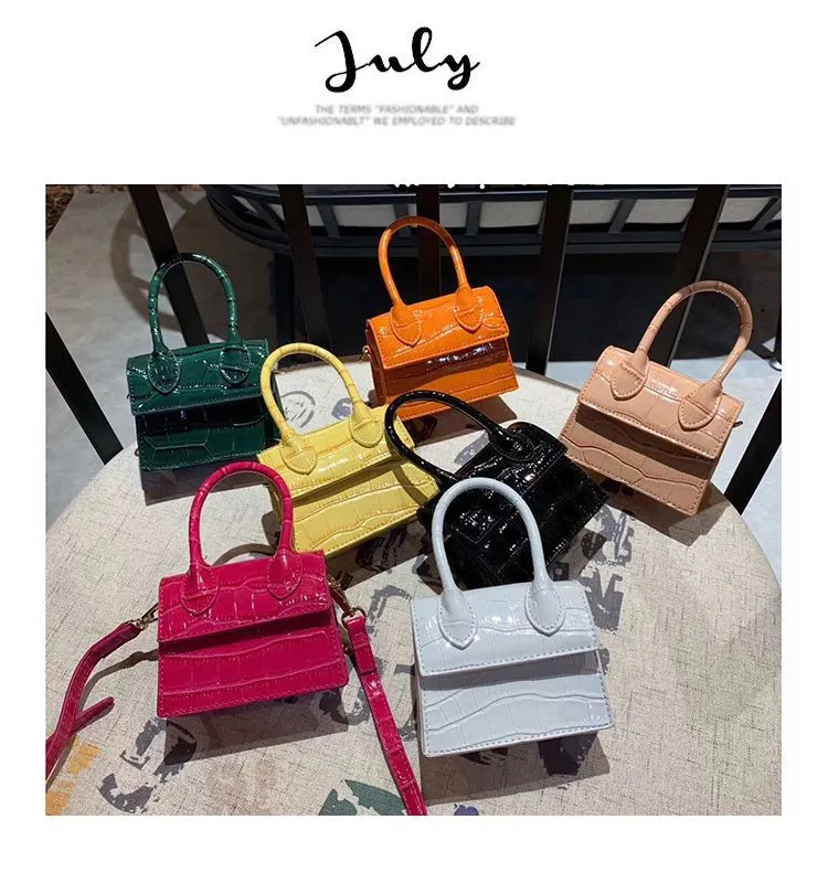 Mini Small Square Leather Women's Handbag
