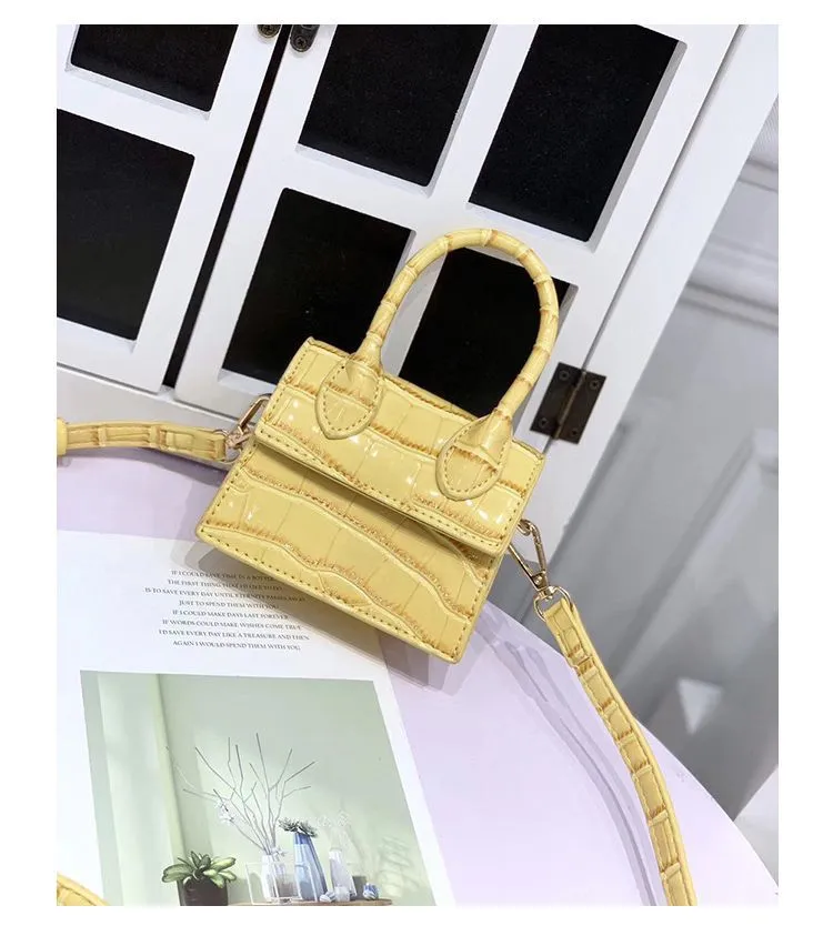 Mini Small Square Leather Women's Handbag
