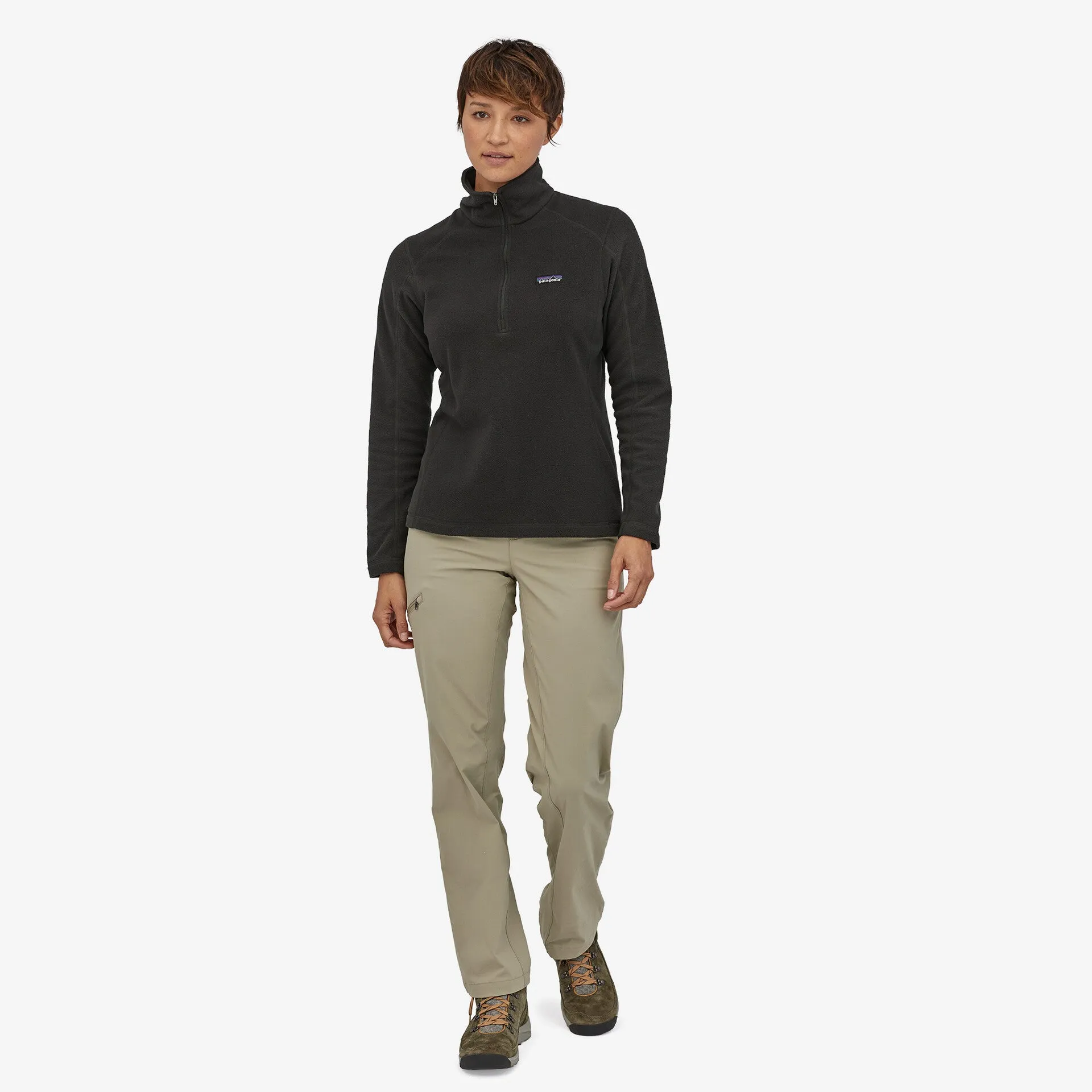 Patagonia Women's Micro D 1/4-Zip Fleece - Black