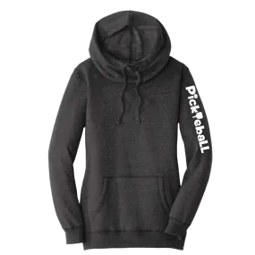 Pickleball Horizontal (Customizable) | Women’s Cowl-Neck Hoodie Pickleball Sweatshirt | 55% Cotton 45% Poly Fleece