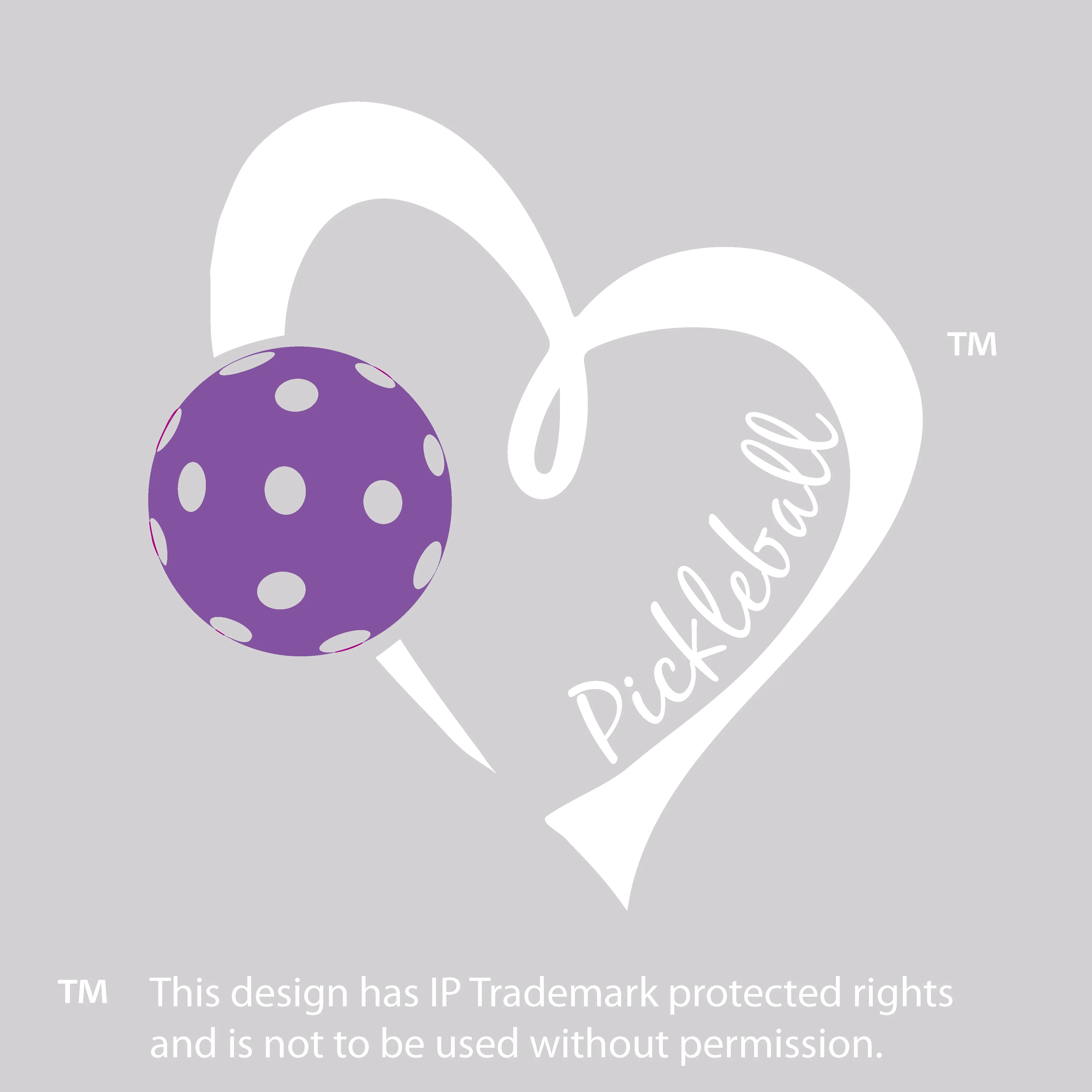 Pickleball Love (Purple) | Women’s Fitted Hoodie Pickleball Sweatshirt | 50% Cotton 50% Poly Fleece