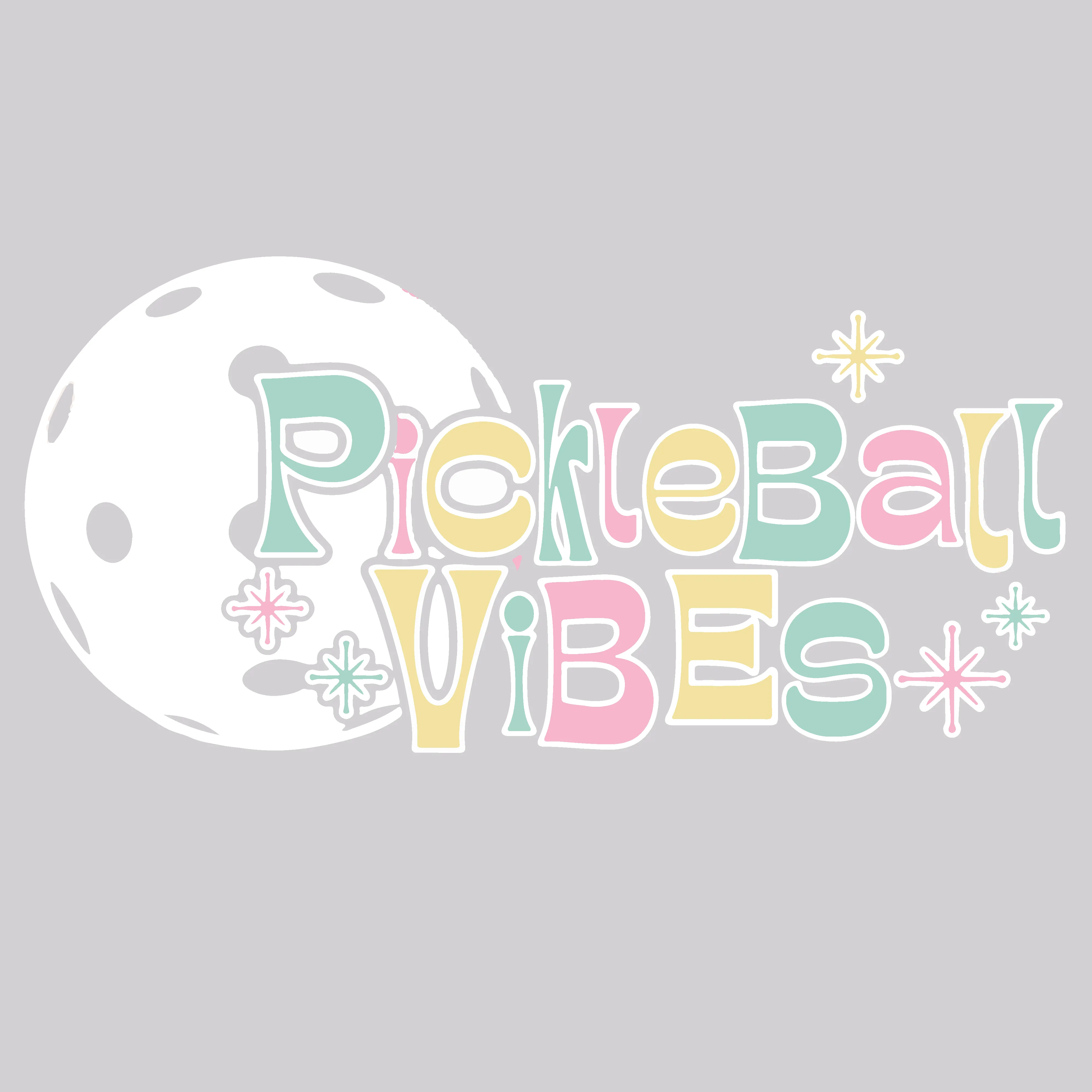 Pickleball Vibes | Women’s Fitted Hoodie Pickleball Sweatshirt | 50% Cotton 50% Poly Fleece