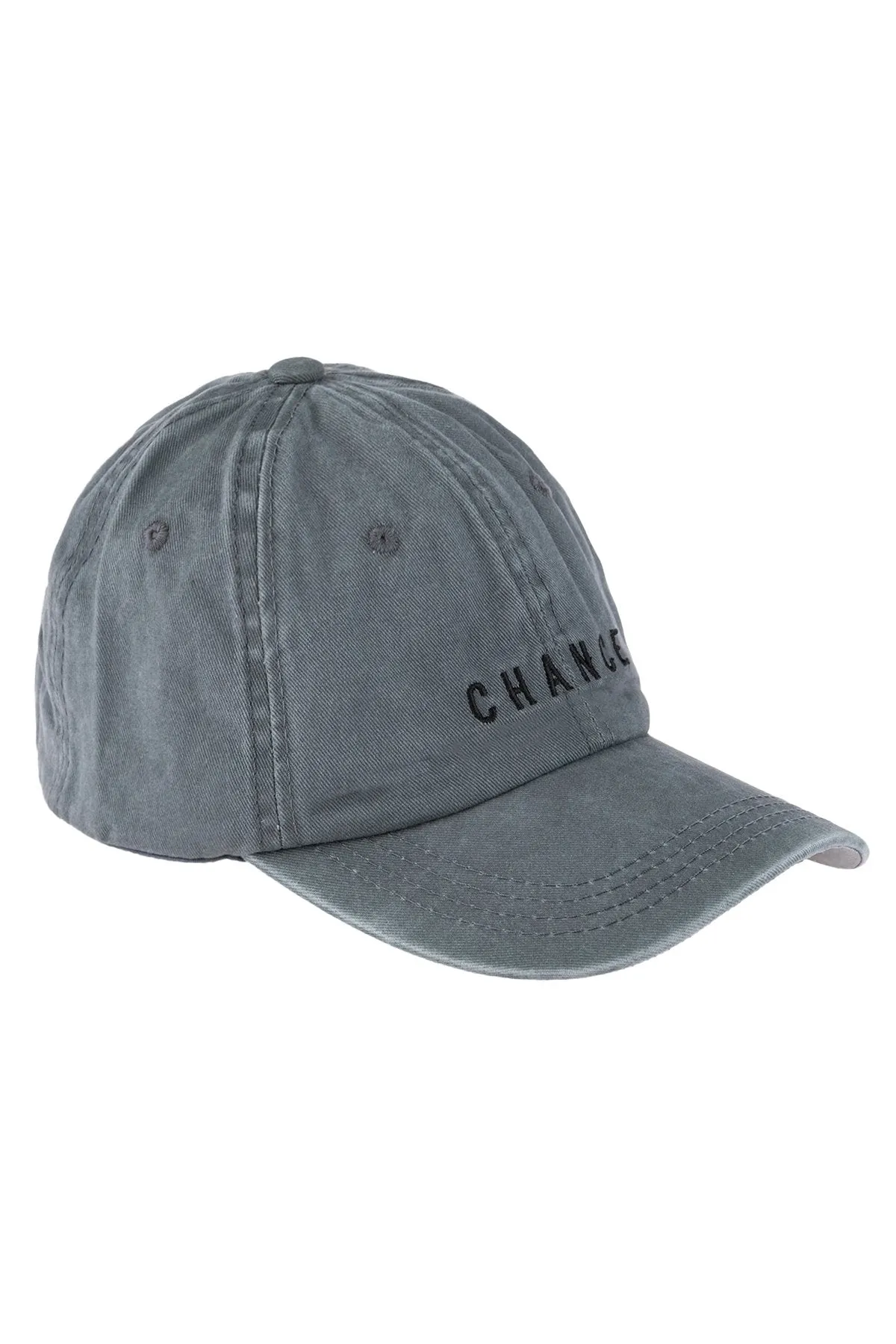 "Chance" Embroidered Acid Washed Cap