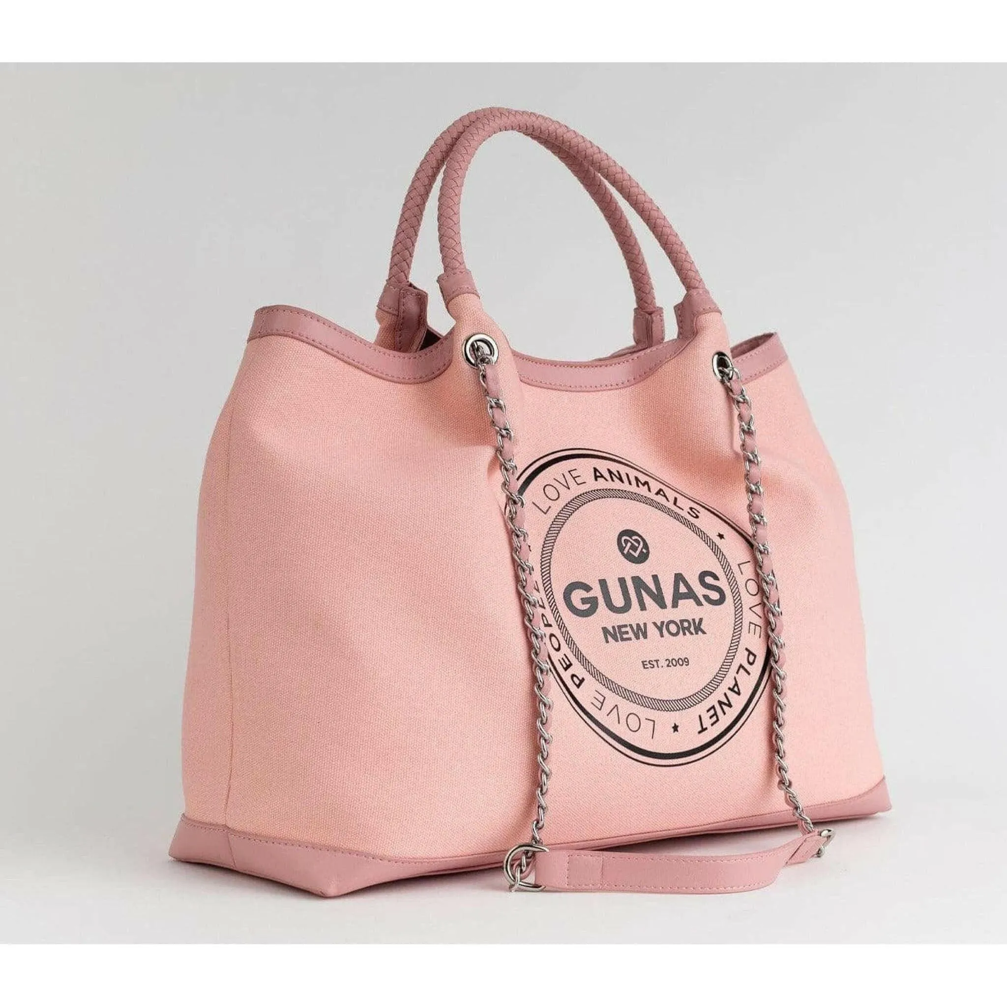 RUTH - Light Pink Vegan Canvas Tote