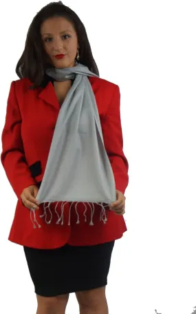 SCARF/SHAWL- PASHMINA SCARF from (SILVER GREY)