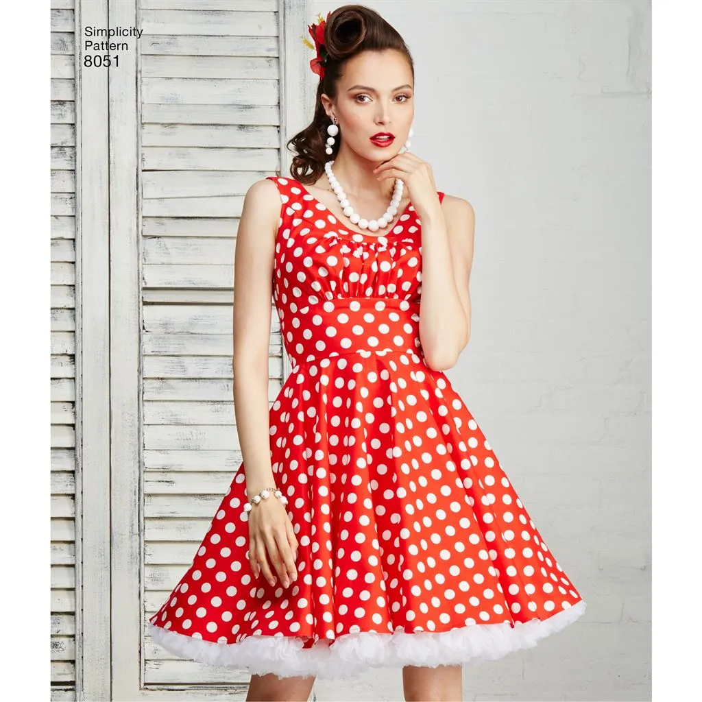 Simplicity Pattern 8051 Women's and Plus Size Dresses