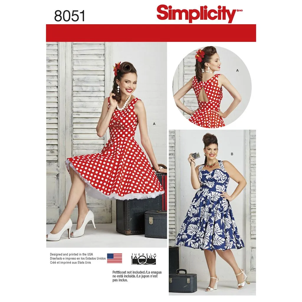 Simplicity Pattern 8051 Women's and Plus Size Dresses