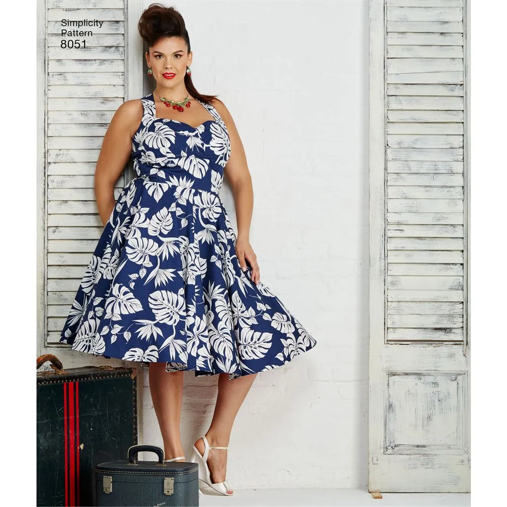 Simplicity Pattern 8051 Women's and Plus Size Dresses