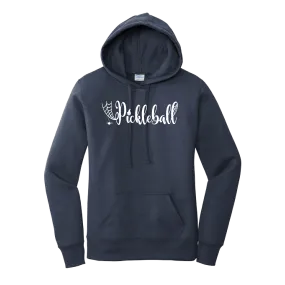 Spider Pickleball | Women’s Fitted Hoodie Pickleball Sweatshirt | 50% Cotton 50% Poly Fleece