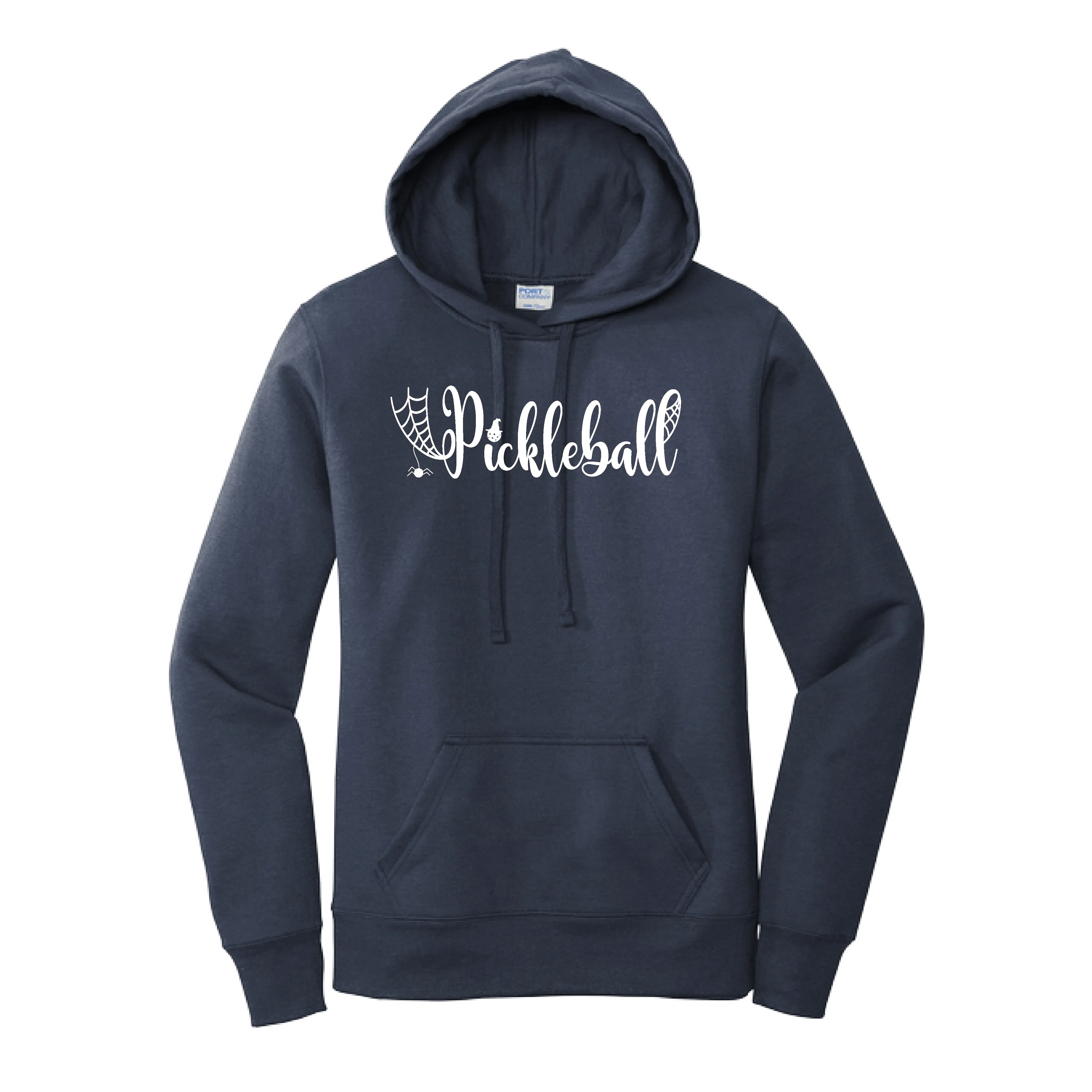 Spider Pickleball | Women’s Fitted Hoodie Pickleball Sweatshirt | 50% Cotton 50% Poly Fleece