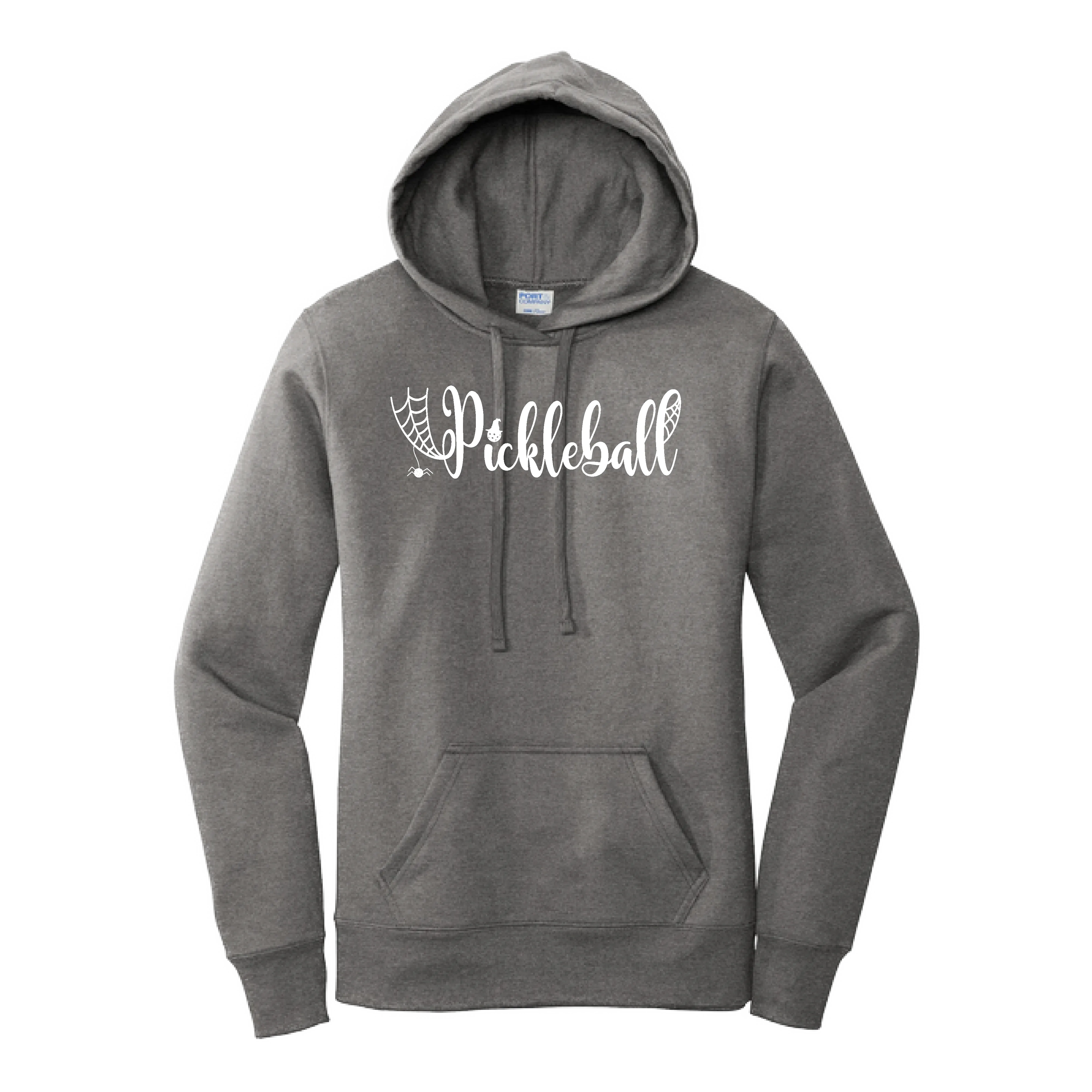 Spider Pickleball | Women’s Fitted Hoodie Pickleball Sweatshirt | 50% Cotton 50% Poly Fleece