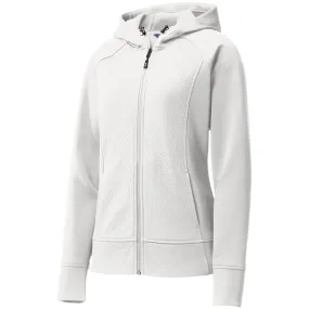 Sport-Tek Women's White Rival Tech Fleece Full-Zip Hooded Jacket